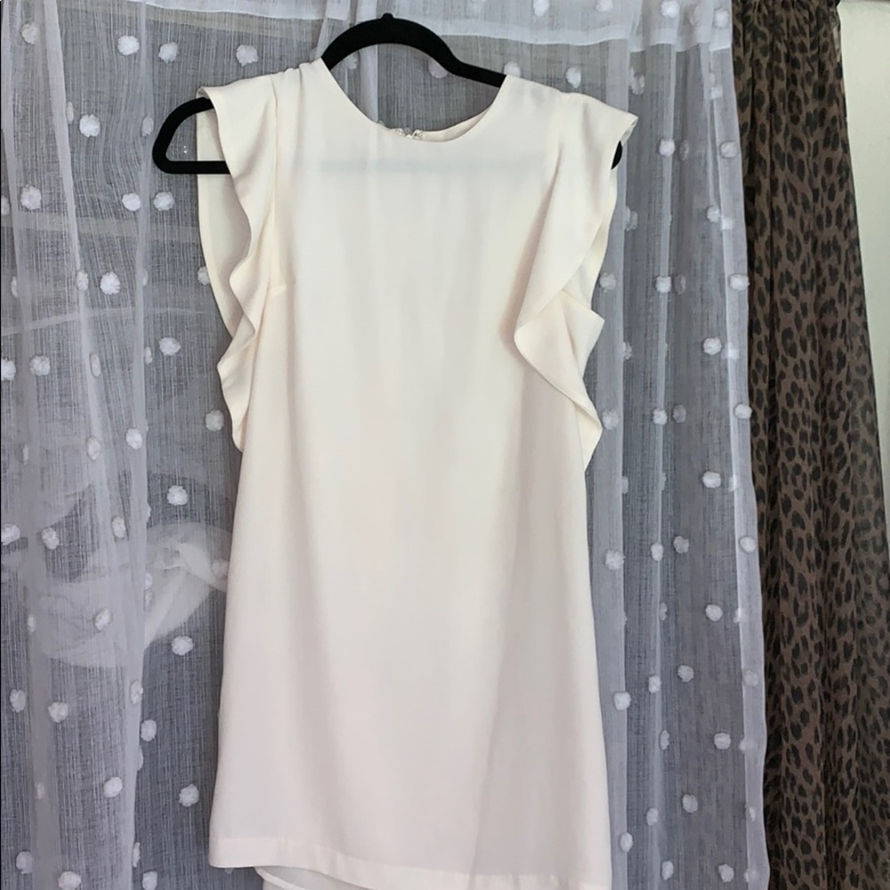 Forever 21 cream dress with cutouts size XS